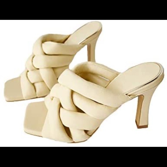 Zara quilted braided leather heel - Picture 3 of 6